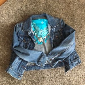 JCP Jean jacket + bandana